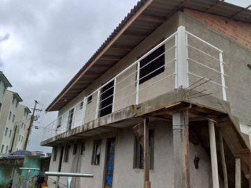 Guarda corpo e corrimão tubular em Alumínio